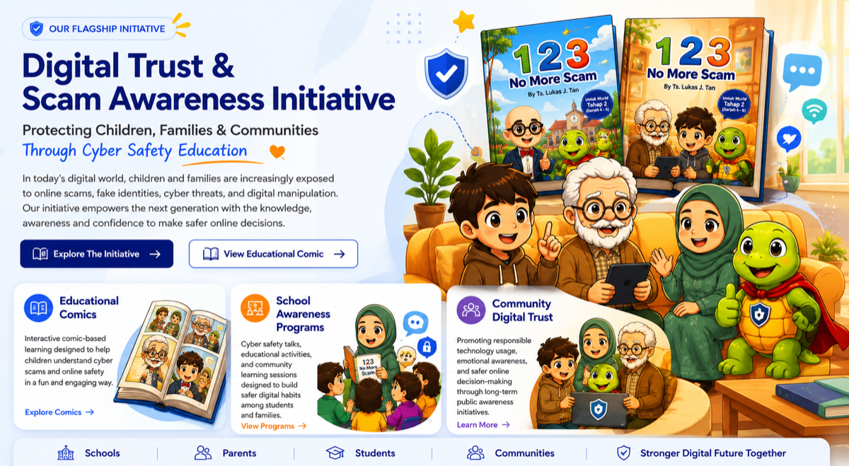 1-2-3 No More Scam — children's comic bundle by Ts. Lukas J. Tan